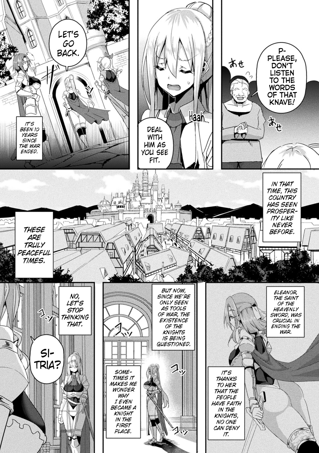 Hentai Manga Comic-Shangri-La's Offering -Tale of a Female Knight's Enslavement- Episode 1-Read-4